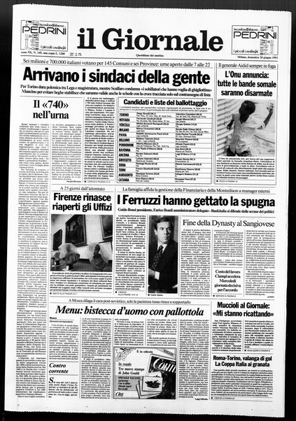 Il giornale : quotidiano del mattino